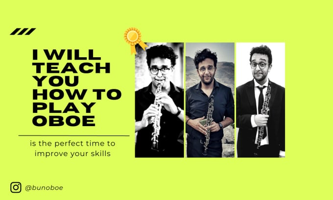 Gig Preview - Teach you how to play oboe