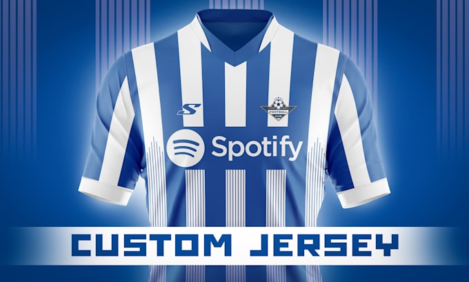 Gig Preview - Create custom jersey design, full print sublimation jersey