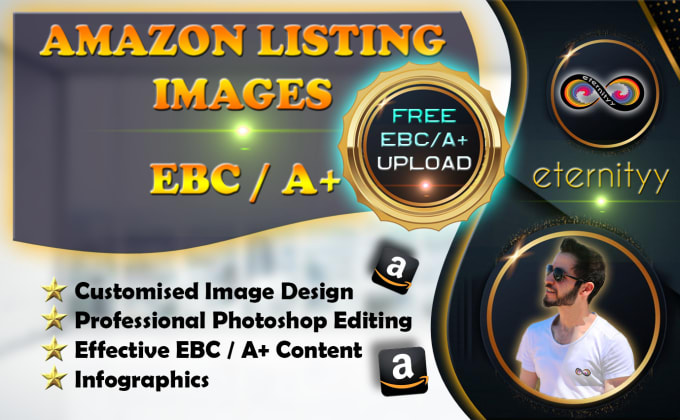 Gig Preview - Do effective amazon listing images, infographics, ebc