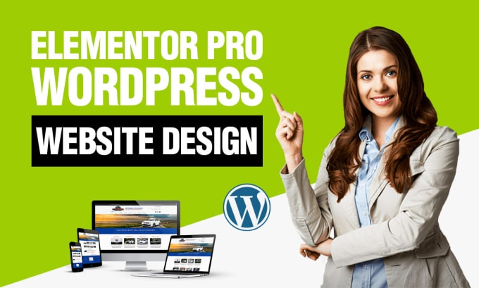 Gig Preview - Design wordpress website using elementor pro page builder