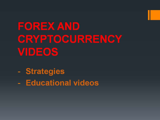 Gig Preview - Create trading videos on forex and crypto currency