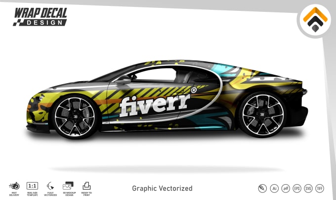 Gig Preview - Create decal or wraping car