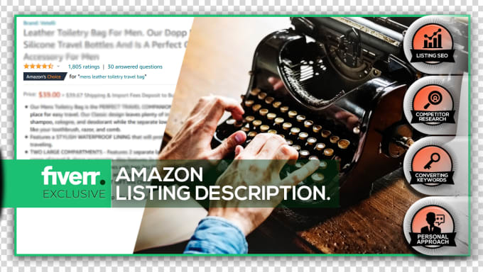 Gig Preview - Write amazon product description that sells