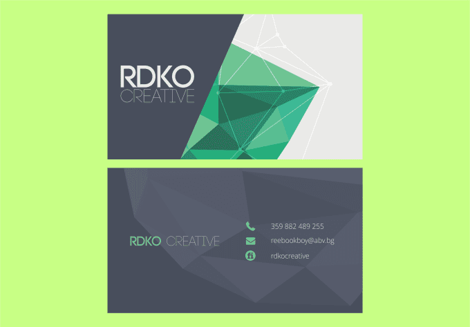 Gig Preview - Create an amazing and catchy business card