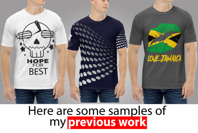 Gig Preview - Create trendy t shirt design for printify teespring and printful