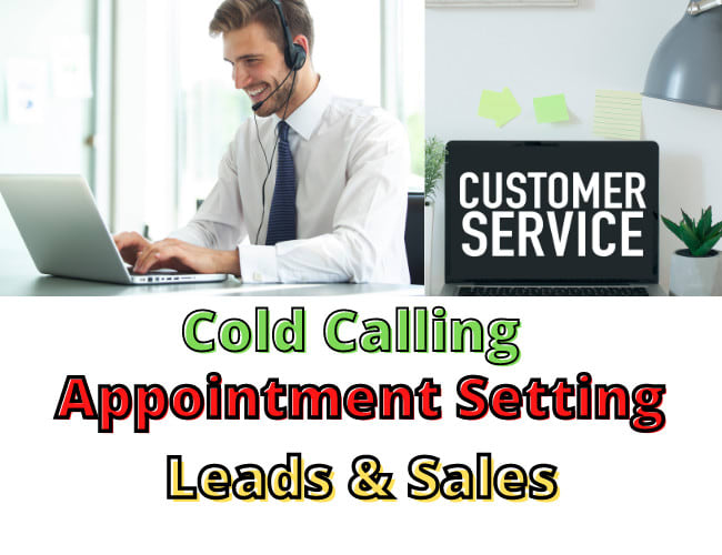 Gig Preview - Be your appointment setter and  cold caller