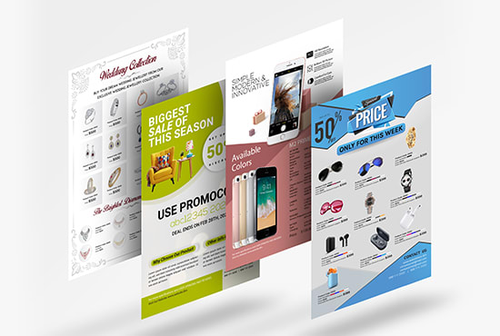 Gig Preview - Design sales sheet, product catalog, product flyer