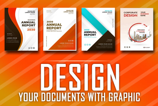 Gig Preview - Design your document with graphic