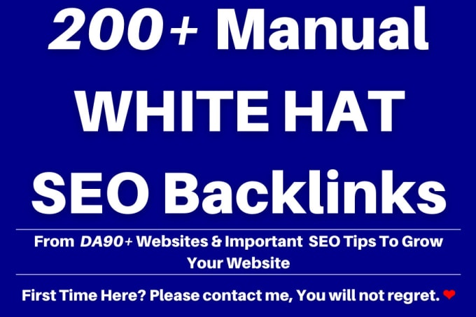 Bestseller - build 200 white hat SEO backlinks to get google top ranking