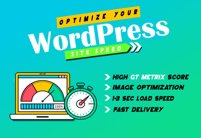 Gig Preview - Speed up wordpress site for best performance and SEO