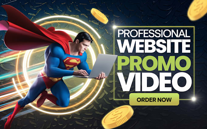 Gig Preview - Create engaging promo video for apps and websites