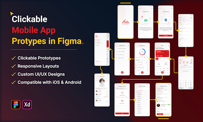 Gig Preview - Our agency will do mobile app UI UX design, app UI design, and mobile app design in figma