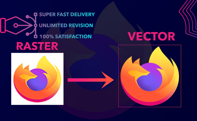 Gig Preview - Vector tracing, logo to vector, vectorize image, convert to vector