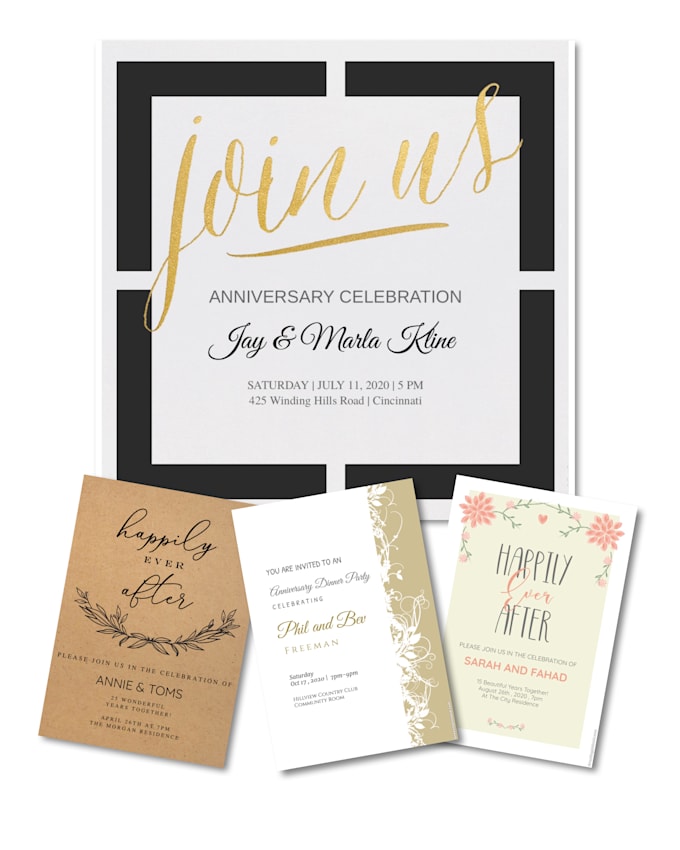 Bestseller - design minimal and elegant invitations for your event