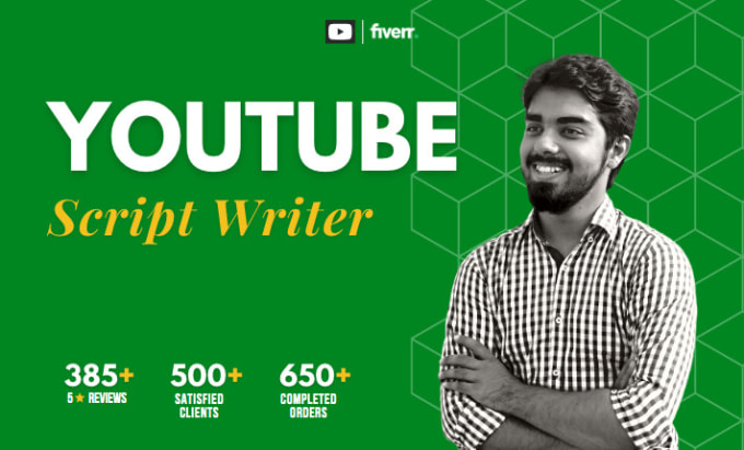 Bestseller - research and do video script writing for youtube channels