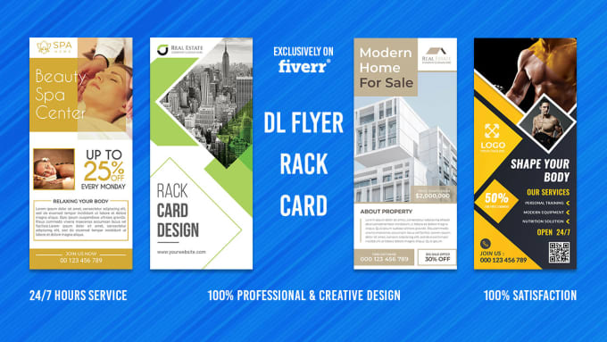 Bestseller - design best rack card, dl flyer and door hanger