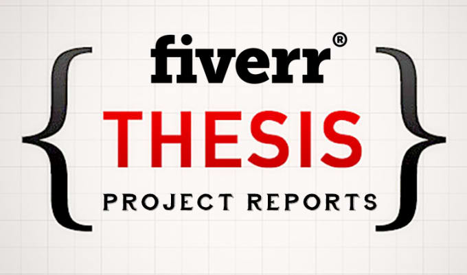 Project report or thesis