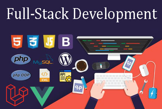 Gig Preview - Be your full stack developer, PHP, laravel, vuejs, reactjs