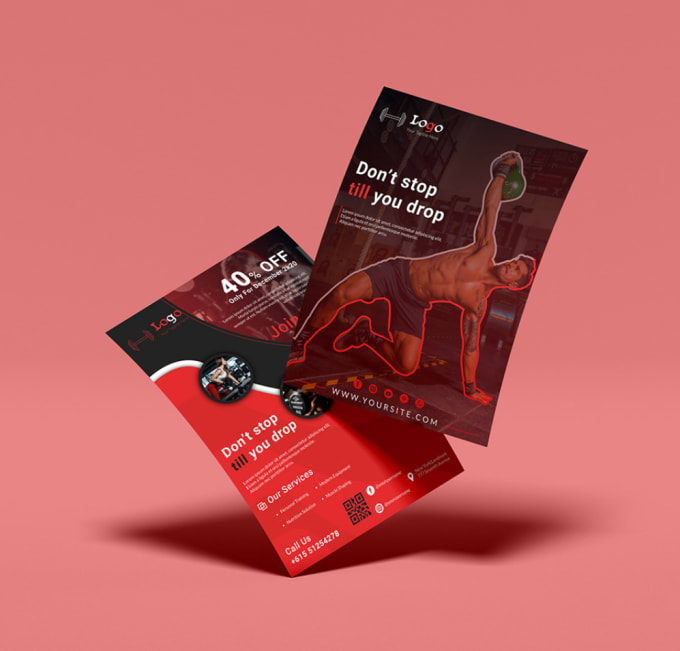 Gig Preview - Design professional  flyer, poster, brochure in just 24hrs