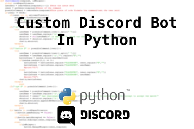 Gig Preview - Create a custom discord bot in python