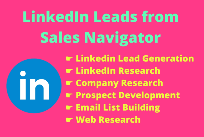 Gig Preview - Do linkedin lead generation and  build targeted email list