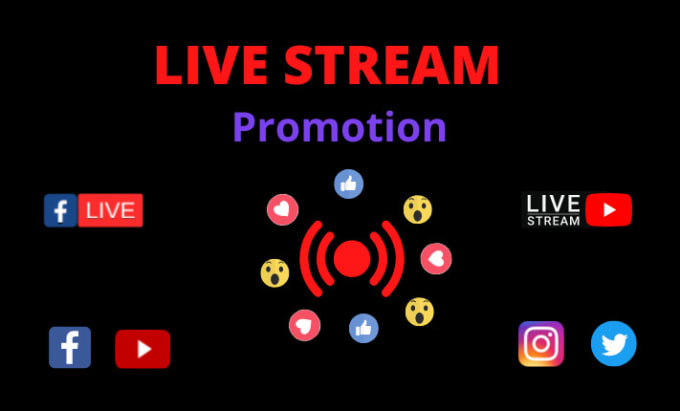 Gig Preview - Promote your live stream to real and organic facebook users