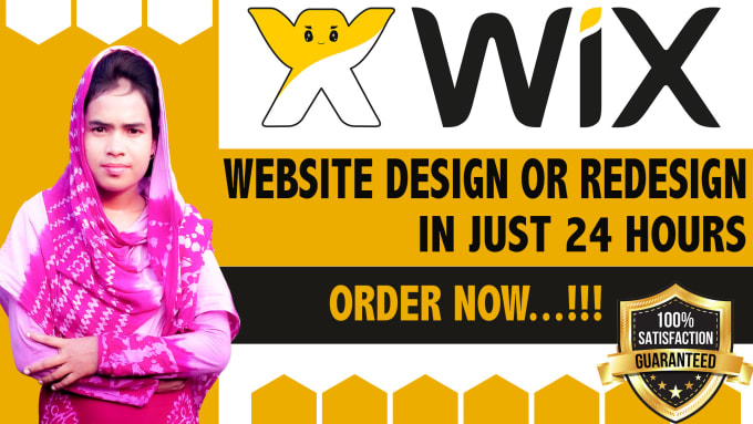 Gig Preview - Design wix website or redesign wix website as a professional