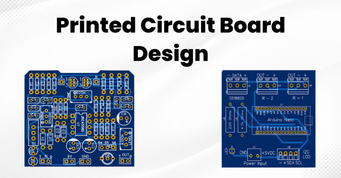 Gig Preview - Develop pcb boards in proteus and easyeda software