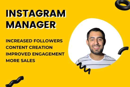 Gig Preview - Be your instagram manager to increase followers