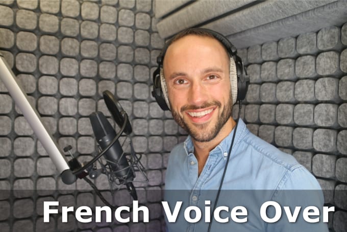 Gig Preview - Record a great french voice over in my pro studio