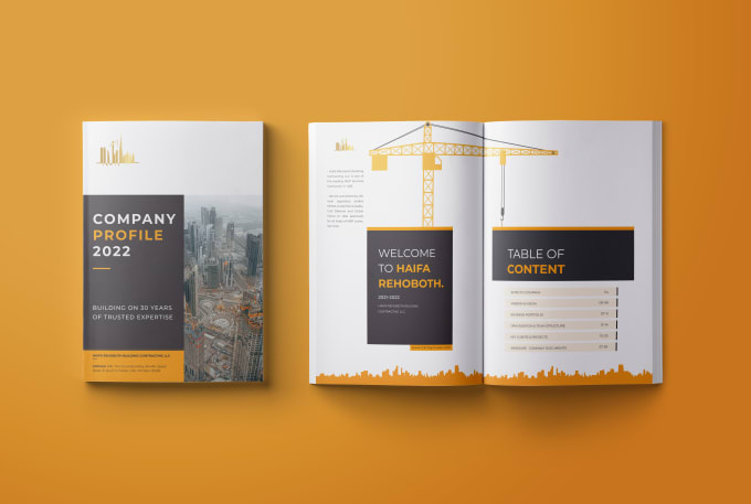 Gig Preview - Design company brochure report profile white paper by indesign and affinity