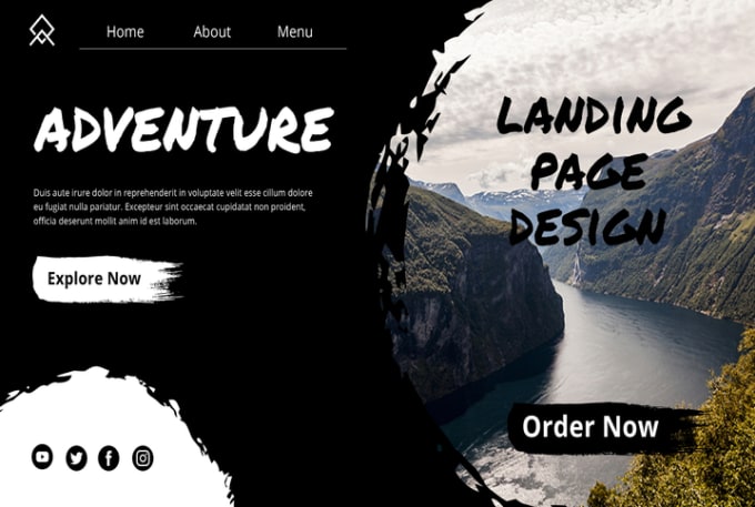 Gig Preview - Design responsive landing page and website