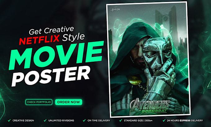 Bestseller - design a stunning film and movie poster for you