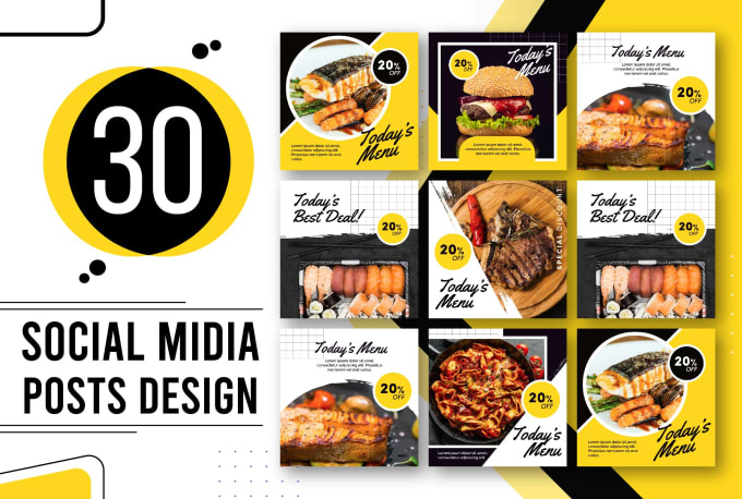 Gig Preview - Do 30 social posts banners design and social media posts