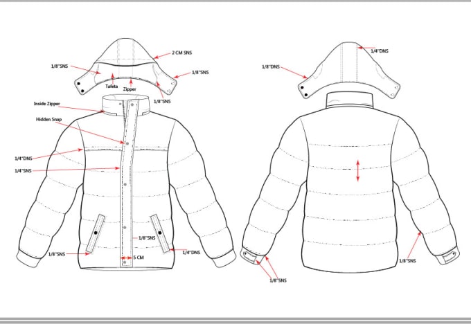 Gig Preview - Do fashion clothing design with tech pack for sewing or manufacturing