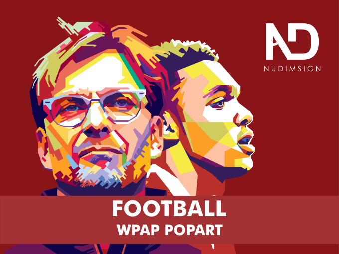 Gig Preview - Create you football wpap pop art