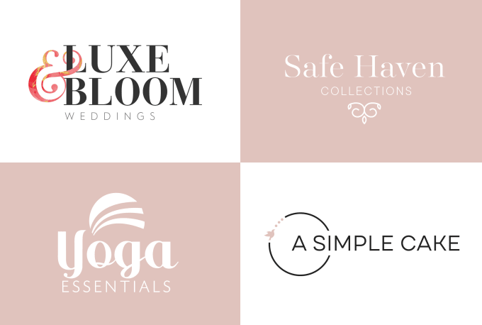 Gig Preview - Design a feminine, modern, elegant logo design