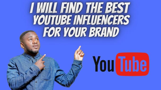 Gig Preview - Find the best youtube influencers to boost your sales