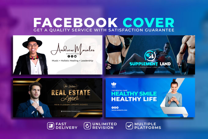 Gig Preview - Design facebook cover, youtube banner or social media header