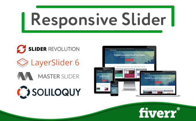 Gig Preview - Create a responsive revolution slider for wordpress website