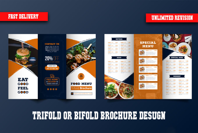 Gig Preview - Design trifold or bifold brochure, flyer in 9hrs