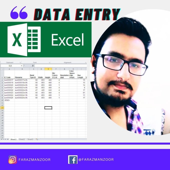 Gig Preview - Do freelance data entry work with data extraction