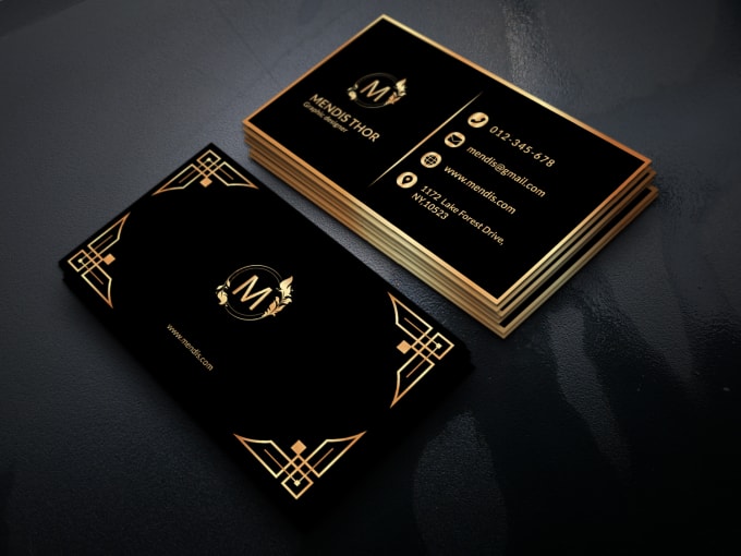 Gig Preview - Do premium luxury business card creation within 24 hours