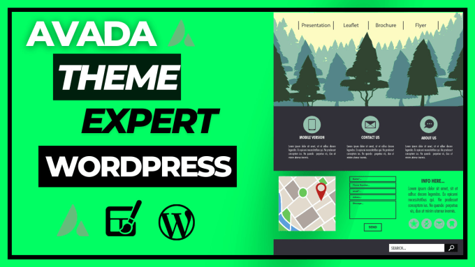 Gig Preview - Build your website using avada theme within 24 hours