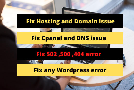 Gig Preview - Fix hosting related issues,dns ,setup cloudflare,ftp and domain issue