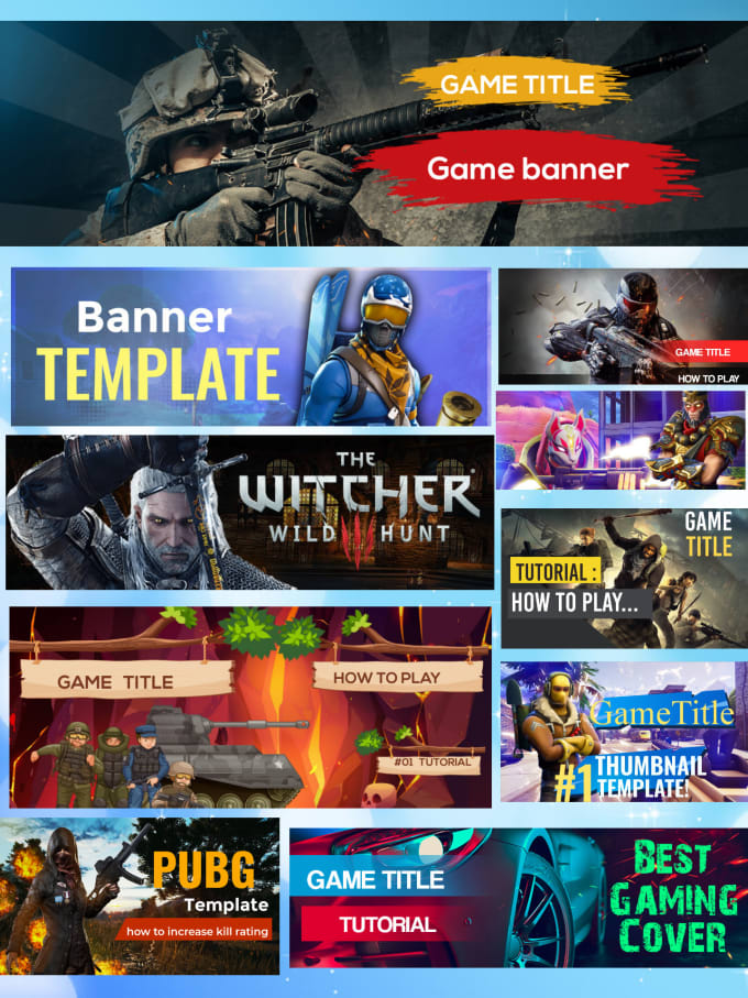 Gig Preview - Design gaming poster, twitch, flyer,avatar, overlay, tournament banner,