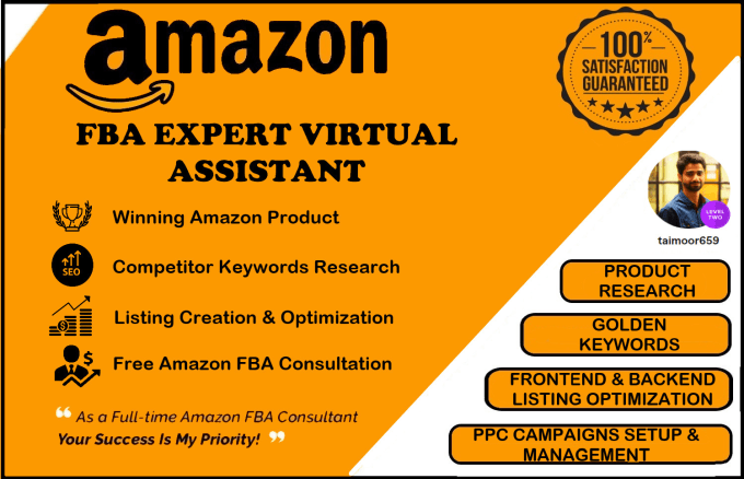 Gig Preview - Be your top quality amazon fba virtual assistant