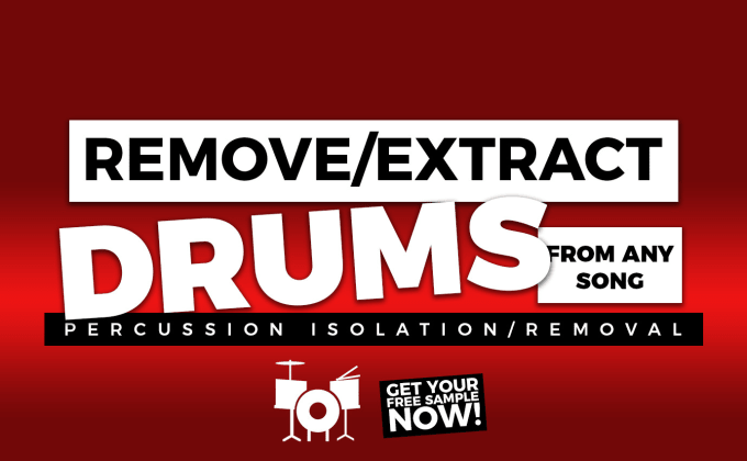 Gig Preview - Remove or extract drums and isolate percussion