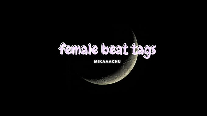 Bestseller - make a customized female beat tag for you