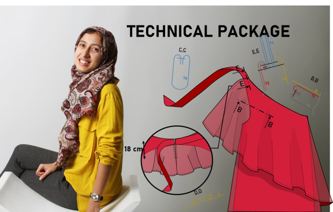 Gig Preview - Make your industrial fashion tech pack